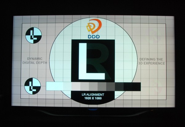 Samsung UE55ES8005 3D crosstalk ghosting venstre