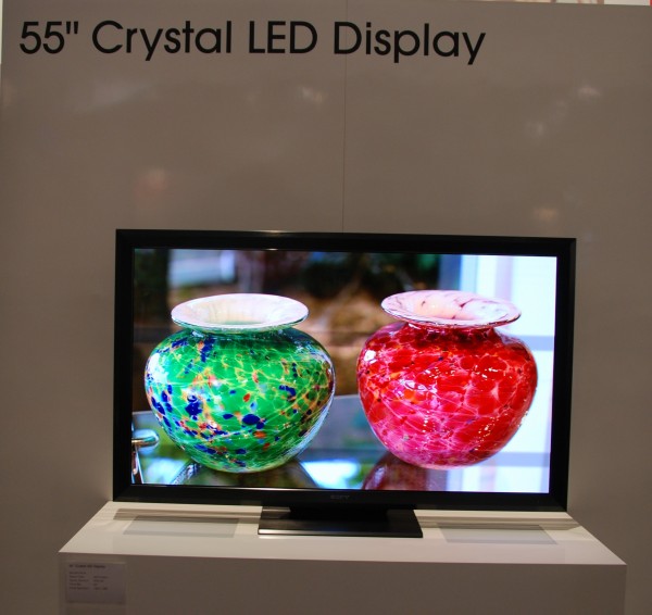 av-blog CES2012 Sony Crystal LED fladskærm